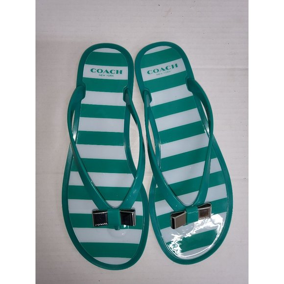 Women's Coach Flip Flops SIze 7 - Picture 6 of 8